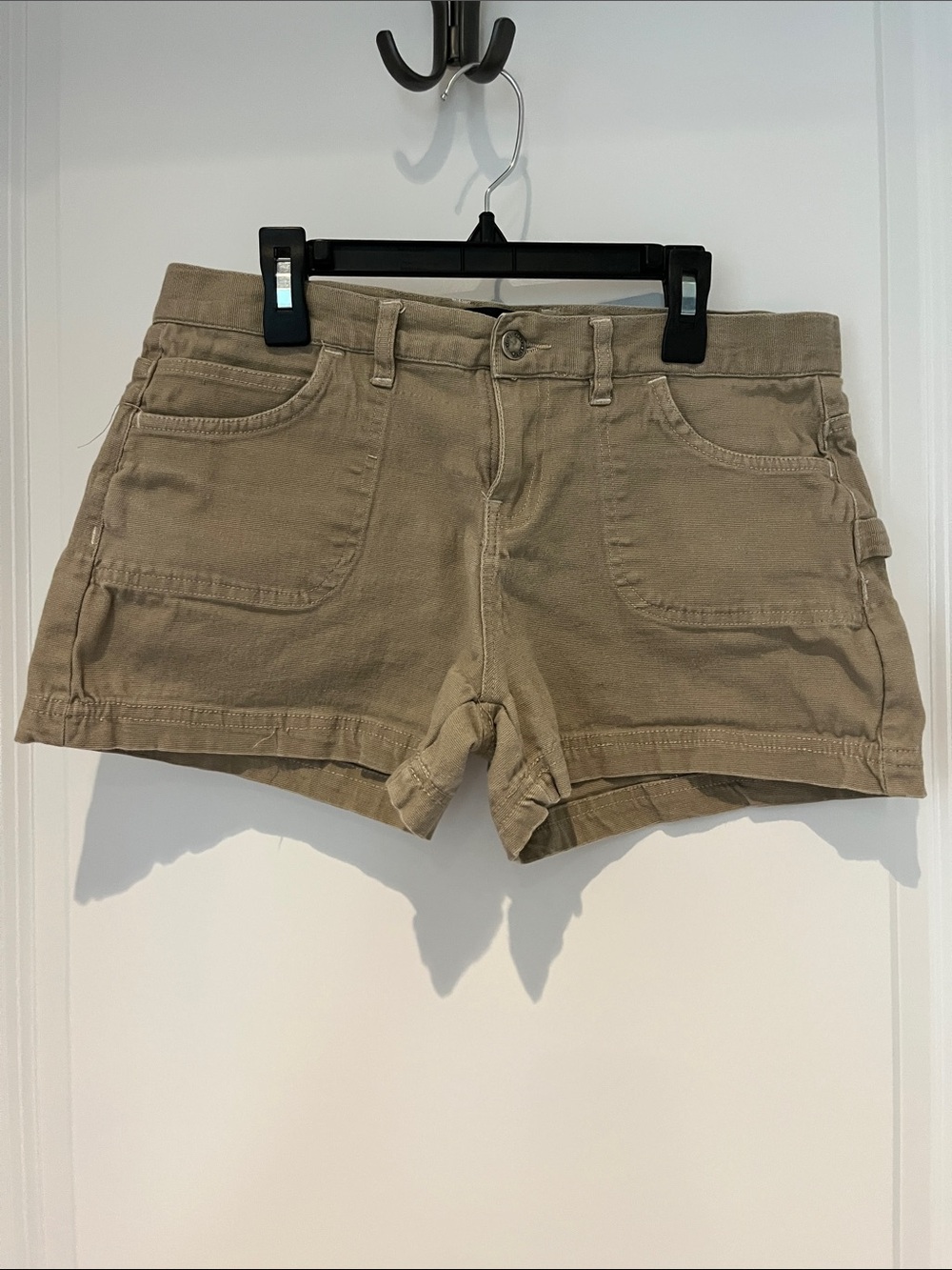 Steve & Barry's Khaki Cargo Pocket Women's Shorts